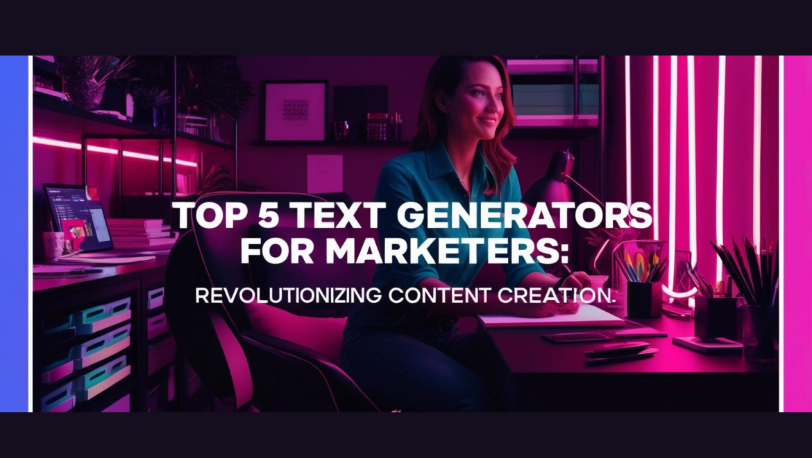 Top 5 AI Text Generators for Marketers